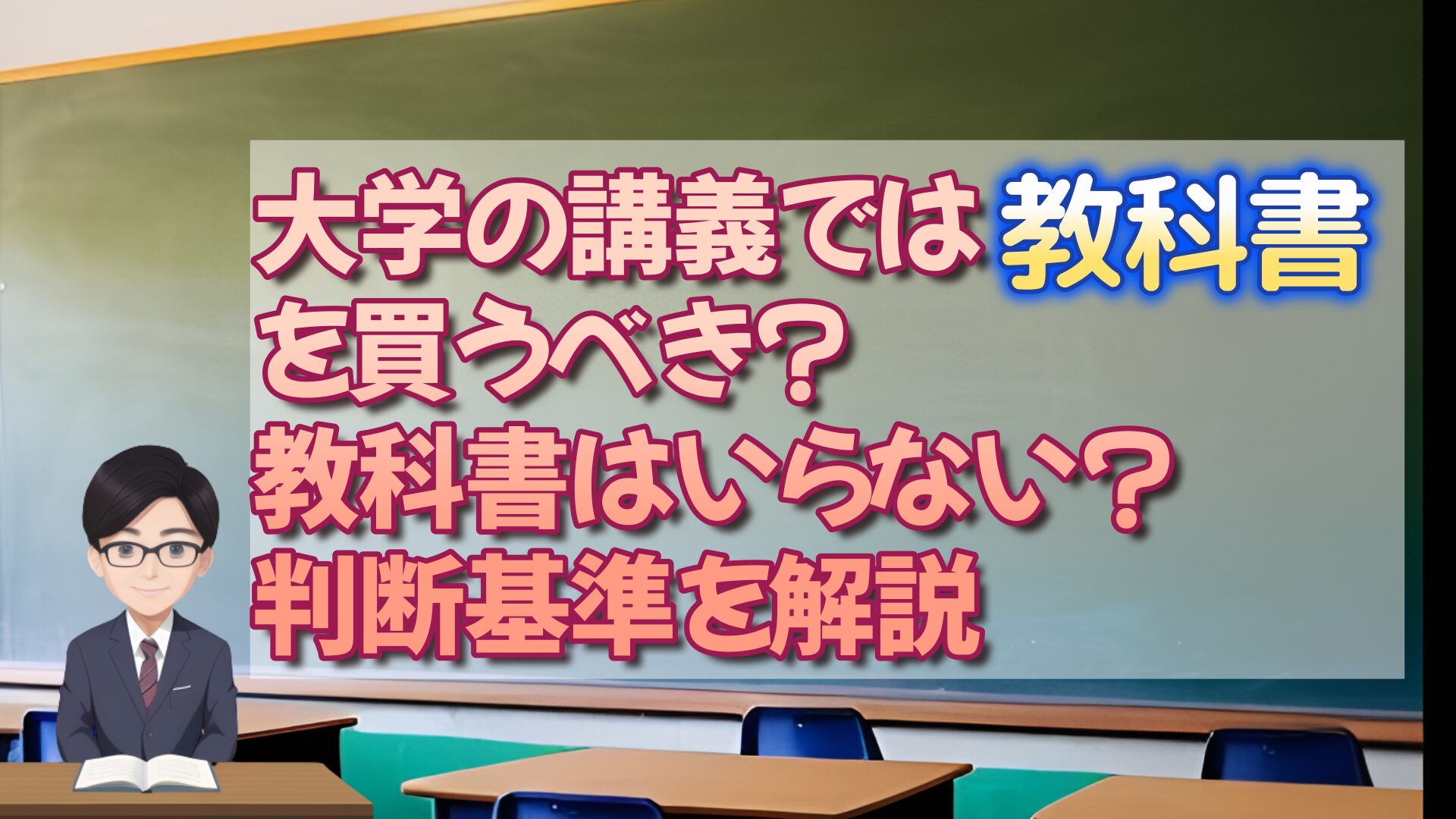 大学の講義では教科書を買うべき？教科書はいらない？判断基準を解説 | サードゼミ